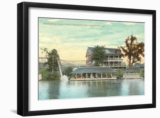 Canoe Club, Indianapolis, Indiana-null-Framed Art Print