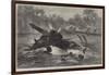 Canoe Destroyed by a Hippopotamus on the River Zambesi, South Africa-null-Framed Giclee Print