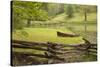 Canoe & Fence-Monte Nagler-Stretched Canvas