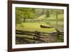 Canoe & Fence-Monte Nagler-Framed Photographic Print