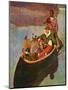 "Canoe Fishing Trip," July 12, 1947-Mead Schaeffer-Mounted Giclee Print