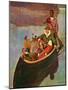 "Canoe Fishing Trip," July 12, 1947-Mead Schaeffer-Mounted Giclee Print