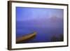 Canoe in the Fog-null-Framed Photographic Print