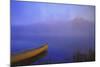 Canoe in the Fog-null-Mounted Photographic Print