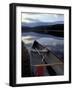 Canoe on a River Shore, Northern Forest, Maine, USA-Jerry & Marcy Monkman-Framed Photographic Print