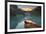 Canoe on Lake Louise at Sunrise-Miles Ertman-Framed Photographic Print