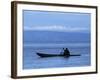 Canoe on Lake Tanganyika, Tanzania-Kristin Mosher-Framed Photographic Print