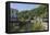 Canoe on River Dronne, Brantome, Dordogne, Aquitaine, France, Europe-Jean Brooks-Framed Stretched Canvas