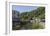 Canoe on River Dronne, Brantome, Dordogne, Aquitaine, France, Europe-Jean Brooks-Framed Photographic Print