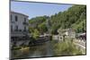 Canoe on River Dronne, Brantome, Dordogne, Aquitaine, France, Europe-Jean Brooks-Mounted Photographic Print