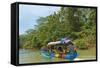 Canoe on River Trip to the Popular Green Canyon Beauty Spot-Rob-Framed Stretched Canvas