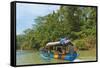 Canoe on River Trip to the Popular Green Canyon Beauty Spot-Rob-Framed Stretched Canvas