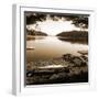 Canoe on Shore sepia-Suzanne Foschino-Framed Photo