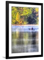 Canoe on the Lake Vertical-Robert Goldwitz-Framed Giclee Print