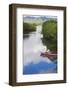 Canoe on the River, Bohol Island, Philippines-Keren Su-Framed Photographic Print