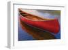 Canoe on Thomson Pond-null-Framed Art Print