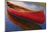 Canoe on Thomson Pond-null-Mounted Art Print