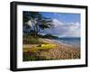 Canoe on Wailea Beach-James Randklev-Framed Photographic Print