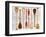 Canoe, Paddles & Oar-Edward M. Fielding-Framed Art Print