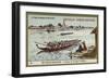 Canoe Race at Mytho, Cochinchina-null-Framed Giclee Print