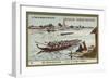 Canoe Race at Mytho, Cochinchina-null-Framed Giclee Print