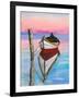 Canoe Reflection-Julie DeRice-Framed Art Print