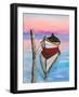 Canoe Reflection-Julie DeRice-Framed Art Print