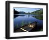 Canoe Resting on the Shore of Little Long Pond, Acadia National Park, Maine, USA-Jerry & Marcy Monkman-Framed Photographic Print