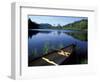 Canoe Resting on the Shore of Little Long Pond, Acadia National Park, Maine, USA-Jerry & Marcy Monkman-Framed Photographic Print