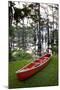 Canoe, Texas's Largest Natural Lake at Sunrise, Caddo Lake, Texas, USA-Larry Ditto-Mounted Photographic Print