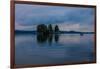 Canoe tour at dusk, Lelang Lake, Götaland, Sweden-Andrea Lang-Framed Photographic Print