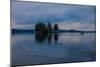 Canoe tour at dusk, Lelang Lake, Götaland, Sweden-Andrea Lang-Mounted Photographic Print