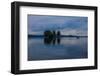 Canoe tour at dusk, Lelang Lake, Götaland, Sweden-Andrea Lang-Framed Photographic Print