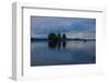 Canoe tour at dusk, Lelang Lake, Götaland, Sweden-Andrea Lang-Framed Photographic Print