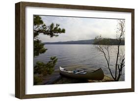 Canoe tour, Lelång Lake, Dalsland, Sweden-Andrea Lang-Framed Photographic Print