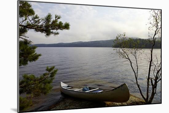 Canoe tour, Lelång Lake, Dalsland, Sweden-Andrea Lang-Mounted Photographic Print