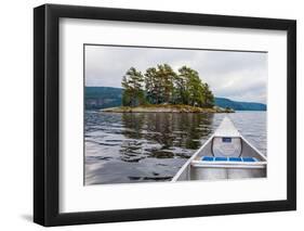 Canoe tour, Lelång Lake, Dalsland, Sweden-Andrea Lang-Framed Photographic Print