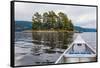 Canoe tour, Lelång Lake, Dalsland, Sweden-Andrea Lang-Framed Stretched Canvas