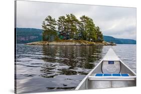 Canoe tour, Lelång Lake, Dalsland, Sweden-Andrea Lang-Stretched Canvas