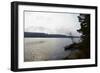 Canoe tour, shore, Lelång Lake, Dalsland, Sweden-Andrea Lang-Framed Photographic Print