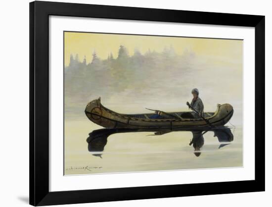 Canoe-Nicholas Coleman-Framed Premium Giclee Print