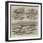 Canoeing at Yokohama, Japan-null-Framed Giclee Print