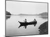 Canoeing on Clayquot Sound-Edward Sheriff Curtis-Mounted Premium Giclee Print