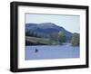 Canoeing on Little Long Pond, Parkman Mountain Spring, Maine, USA-Jerry & Marcy Monkman-Framed Photographic Print