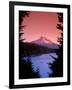 Canoeing on Lost Lake in the Mt. Hood National Forest, Oregon, USA-Janis Miglavs-Framed Photographic Print