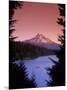 Canoeing on Lost Lake in the Mt Hood National Forest, Oregon, USA-Janis Miglavs-Mounted Photographic Print