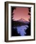 Canoeing on Lost Lake in the Mt Hood National Forest, Oregon, USA-Janis Miglavs-Framed Photographic Print