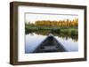 Canoeing on the Cold Stream in the Northern Forests of Maine, Usa-Jerry & Marcy Monkman-Framed Photographic Print