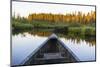 Canoeing on the Cold Stream in the Northern Forests of Maine, Usa-Jerry & Marcy Monkman-Mounted Photographic Print
