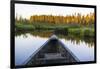 Canoeing on the Cold Stream in the Northern Forests of Maine, Usa-Jerry & Marcy Monkman-Framed Photographic Print